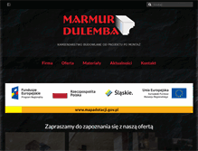 Tablet Screenshot of marmur-dulemba.pl